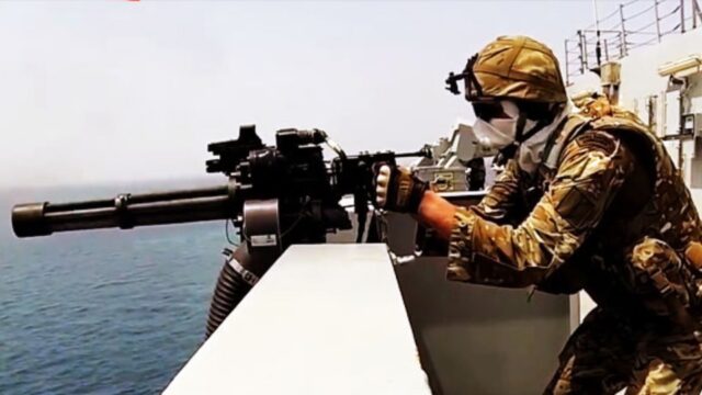 Działko i minigun dostępne na okrętach marynarki USA