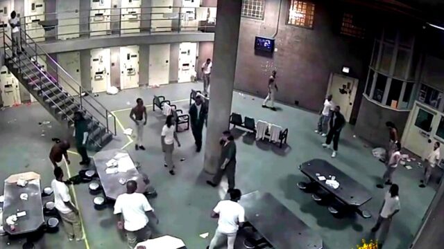 Bójka na najbardziej strzeżonym bloku w więzieniu Cook County Jail w Chicago