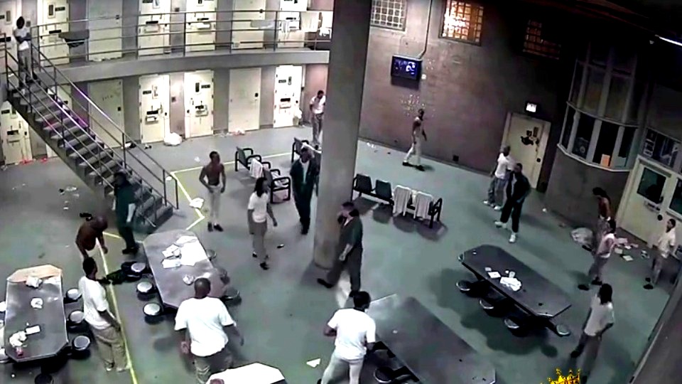Bójka na najbardziej strzeżonym bloku w więzieniu Cook County Jail w Chicago